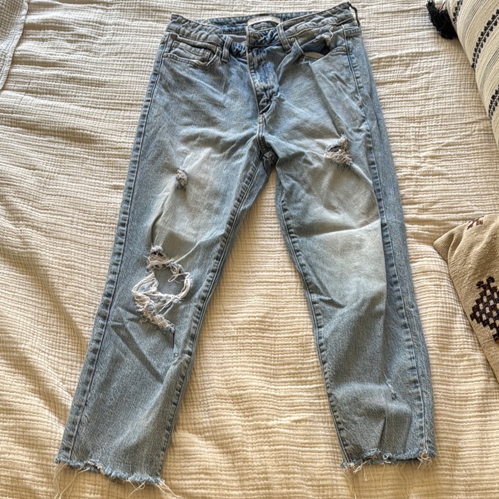 Eunina tobi super high rise mom jean crop